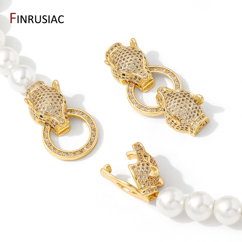 Jewelry Making Essentials - 18K Gold Plated Brass Inlaid Zircon