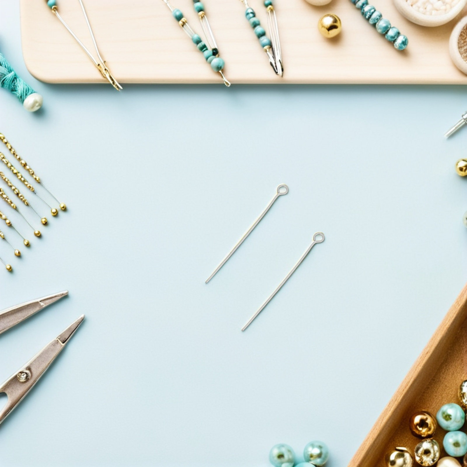 Jewelry Making Silver - 300Pcs Jewelry Making Eye Pins Stainless