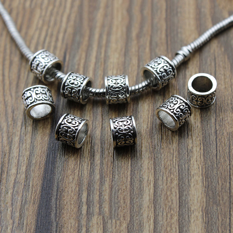 Jewelry Making Silver - 20pcs Tibetan Antique Silver Loose Spacer
