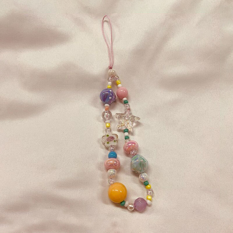 Jewelry Making For Adults - Creative DIY Colorful Bead Phone Chain