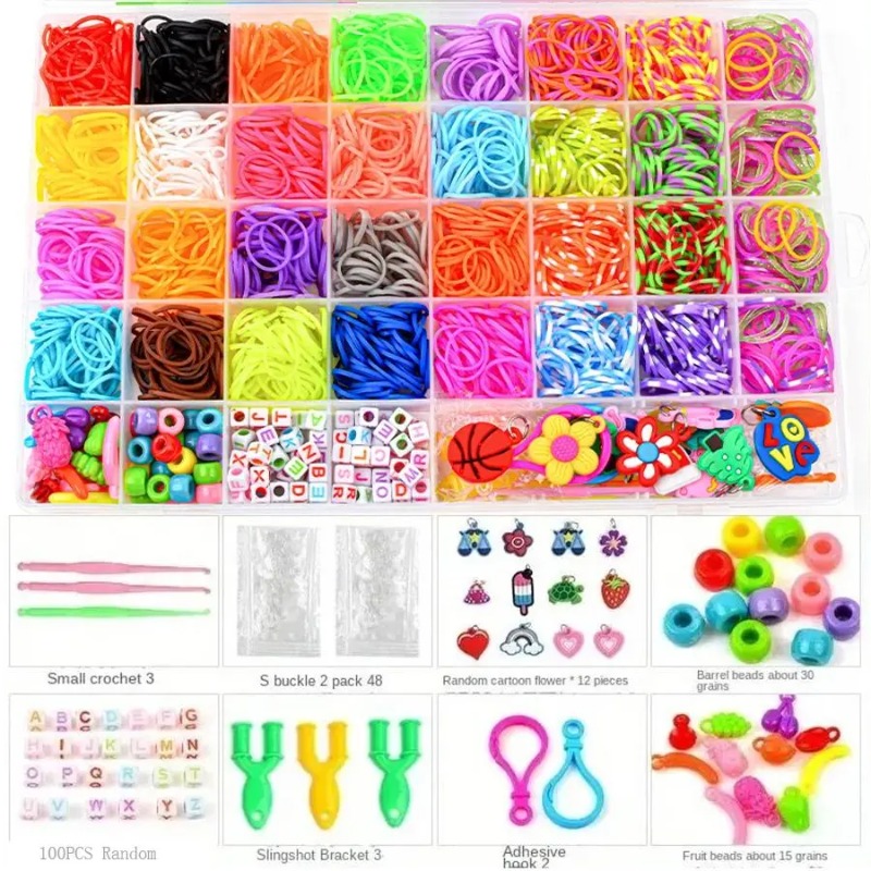 Jewelry Making Degree - 4300pcs+ 32Colour Vibrant Color Rubber Band