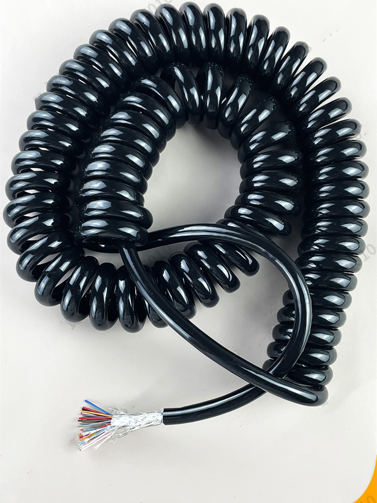 Wire 22 Gauge Copper - Pu Spring Shield Cable 9 10