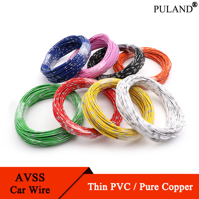 Wire 22 Gauge Copper - 5~50m AVSS Automotive Wires Pure Copper
