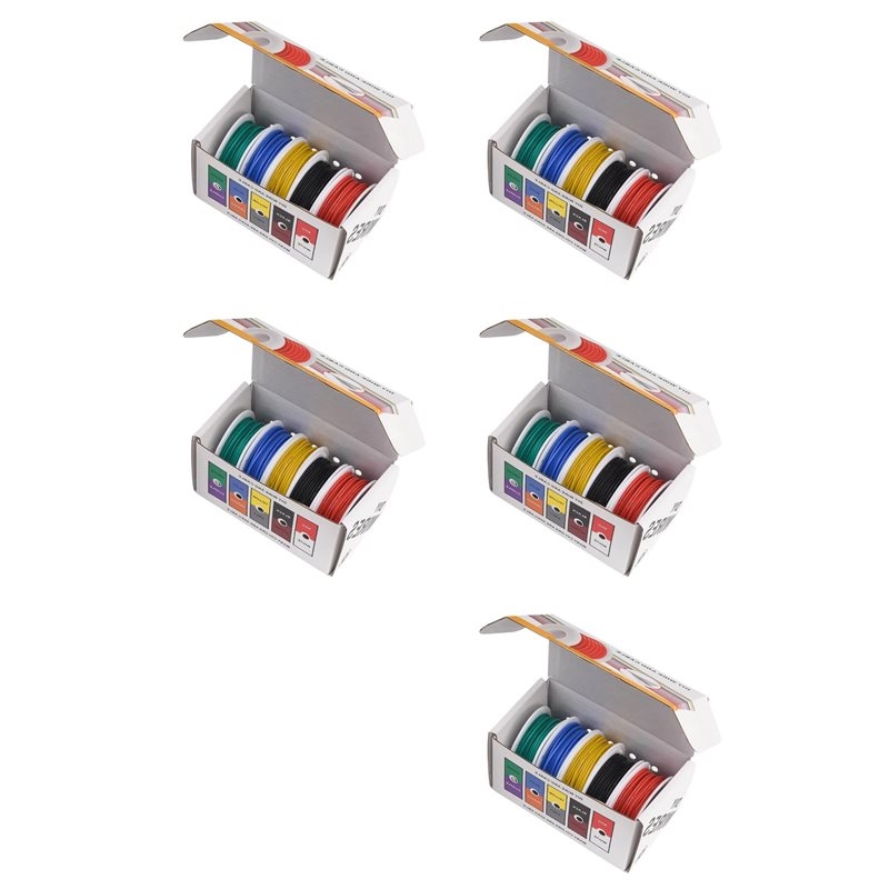 Wire 22 Gauge Copper - ABHI-25X 22AWG Electric Wire Flexible Silicone