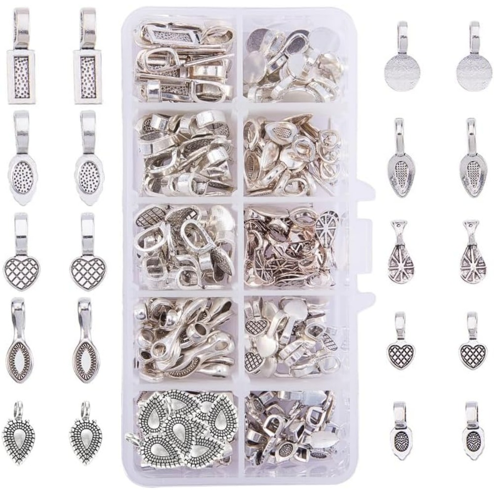 Jewelry Making Silver - 200 Pieces 10 Style Tibetan Silver