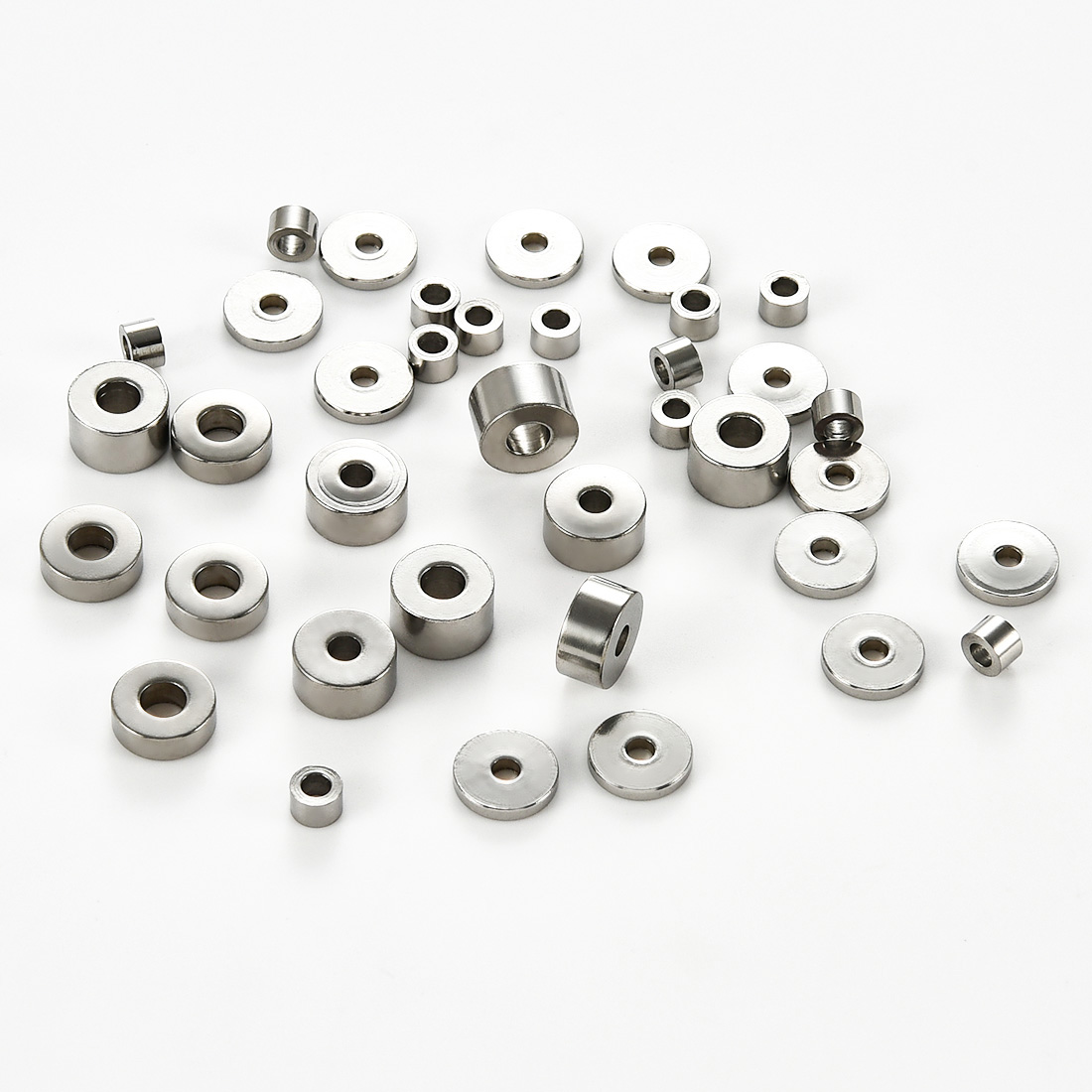 Jewelry Making Silver - 50Pcs Stainless Steel Cylinder Spacer Beads