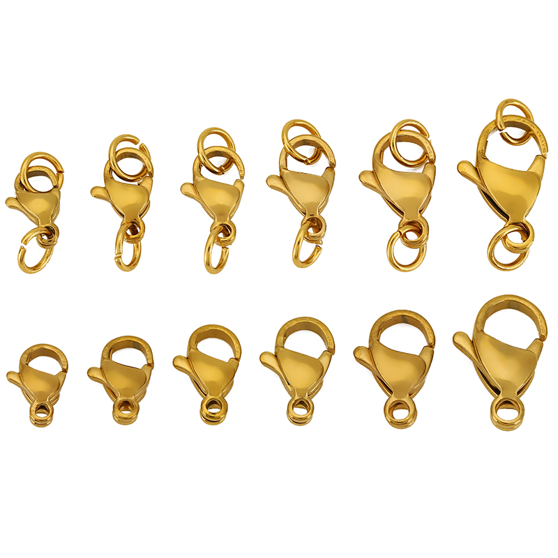 Jewelry Making Jump Rings - 20pcs Stainless Steel Lobster Clasps With