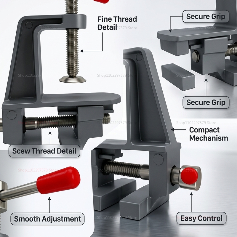 Aluminum Mini Table Bench Vice - Jewelry Making Table recension och pris