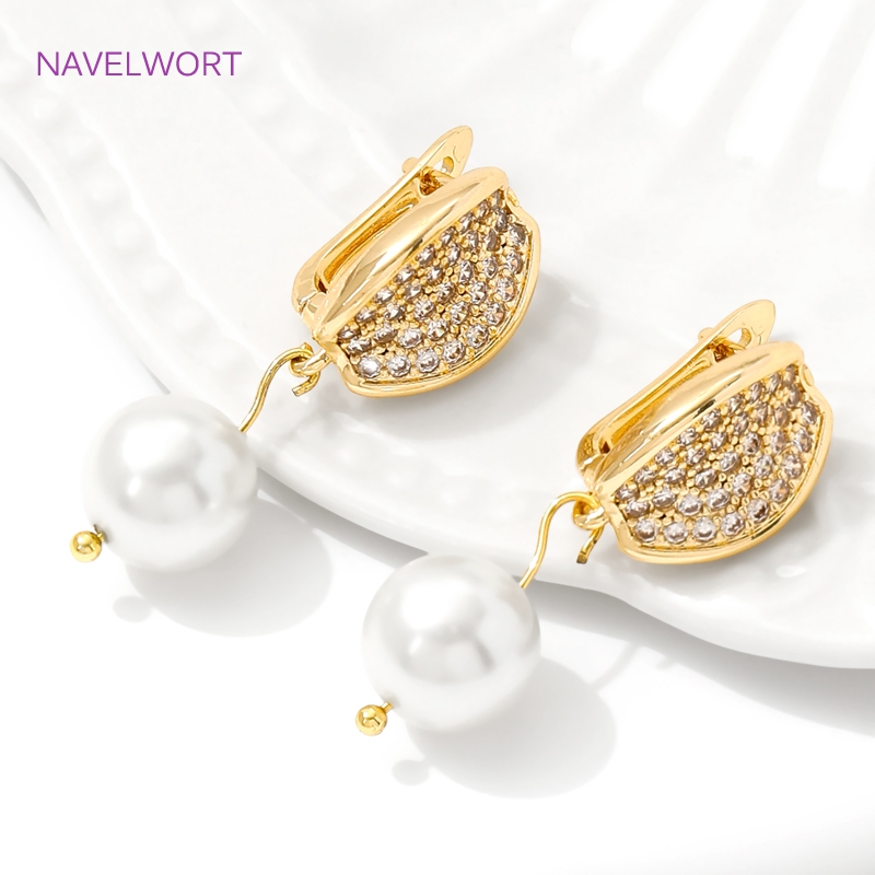 18K Gold Plated Brass Earwires - Jewelry Making Essentials recension och pris