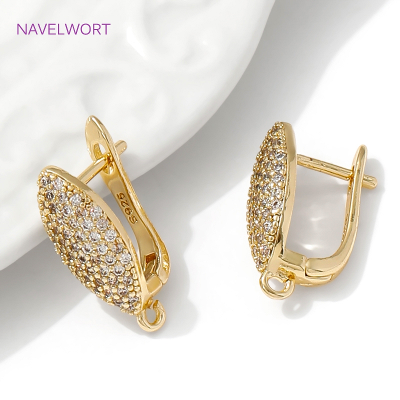 18K Gold Plated Brass Earwires - Jewelry Making Essentials recension och pris