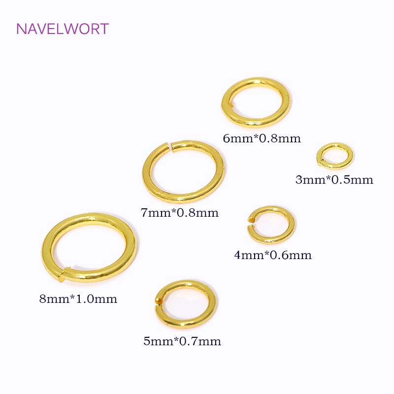 14K/18K Gold Plated Split Ring - Jewelry Making Ring Tool recension och pris