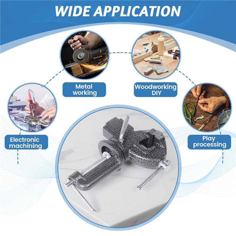 AC88-50Type Table Vise 360° Un - Jewelry Making Table recension och pris