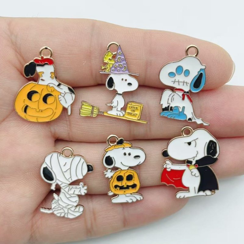 10Pcs Cute Halloween Cartoon P - Jewelry Making Factory recension och pris