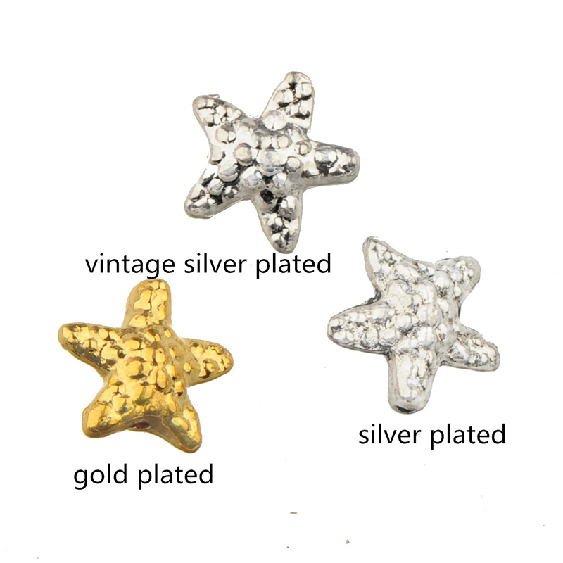 40pcs Starfish Beads For Jewel - Jewelry Making Silver recension och pris