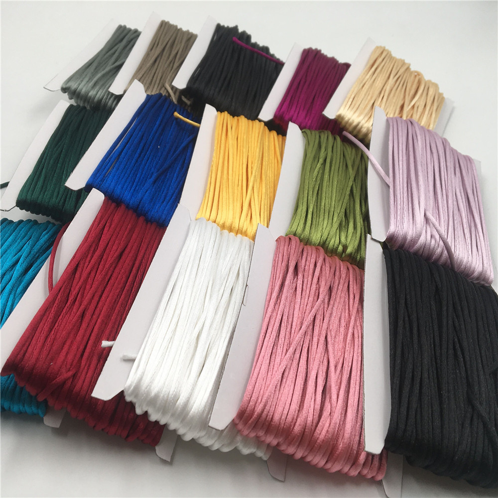 2mm Braided Macrame Silk Macra - Knotting Cord Silk recension och pris