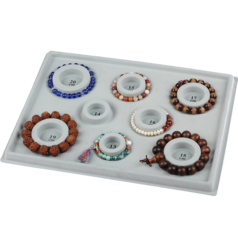 Gray Flocked Bead Board Bracel - Jewelry Making Table recension och pris