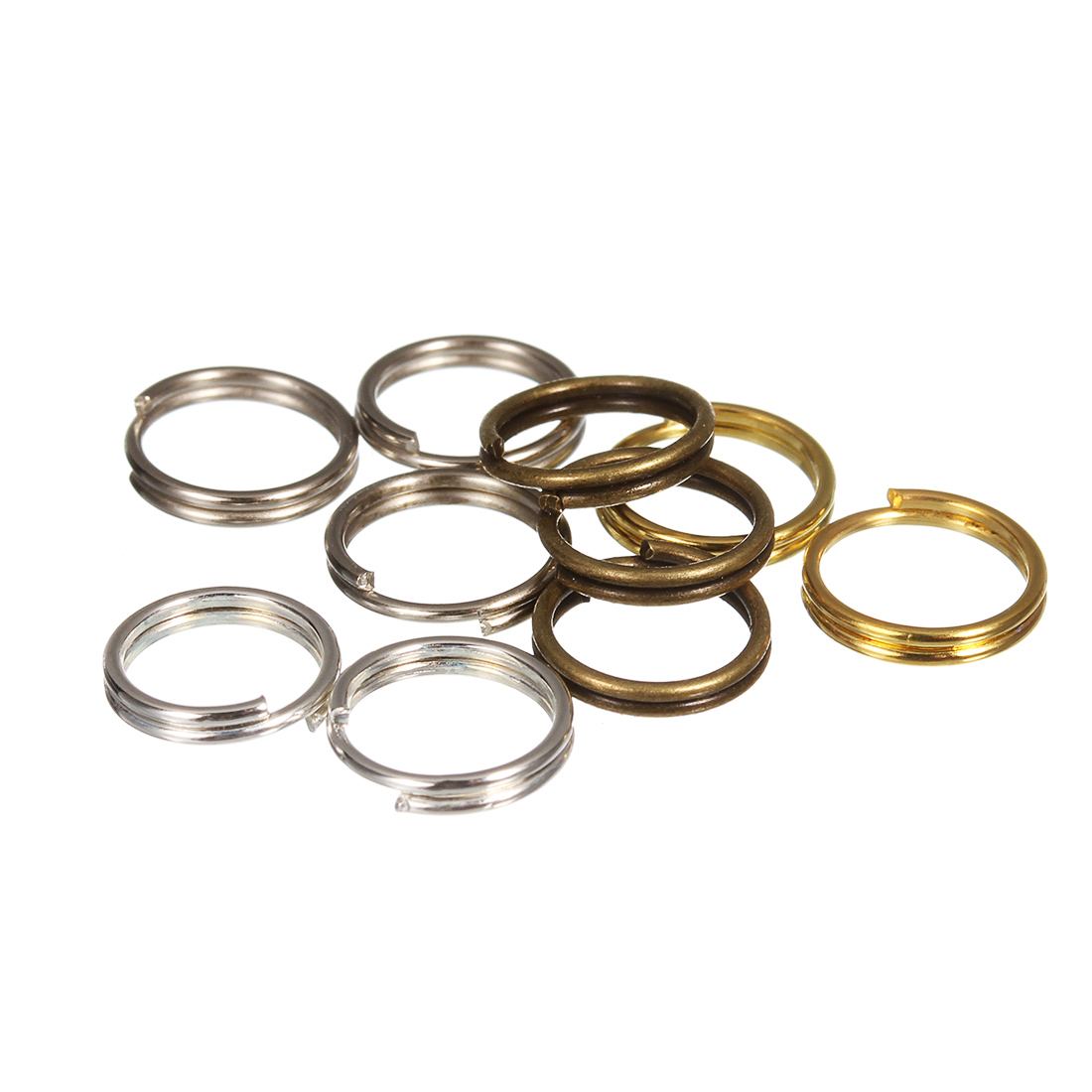 50-200pcs 4-20mm Metal Open Ju - Jewelry Making Jump Rings recension och pris