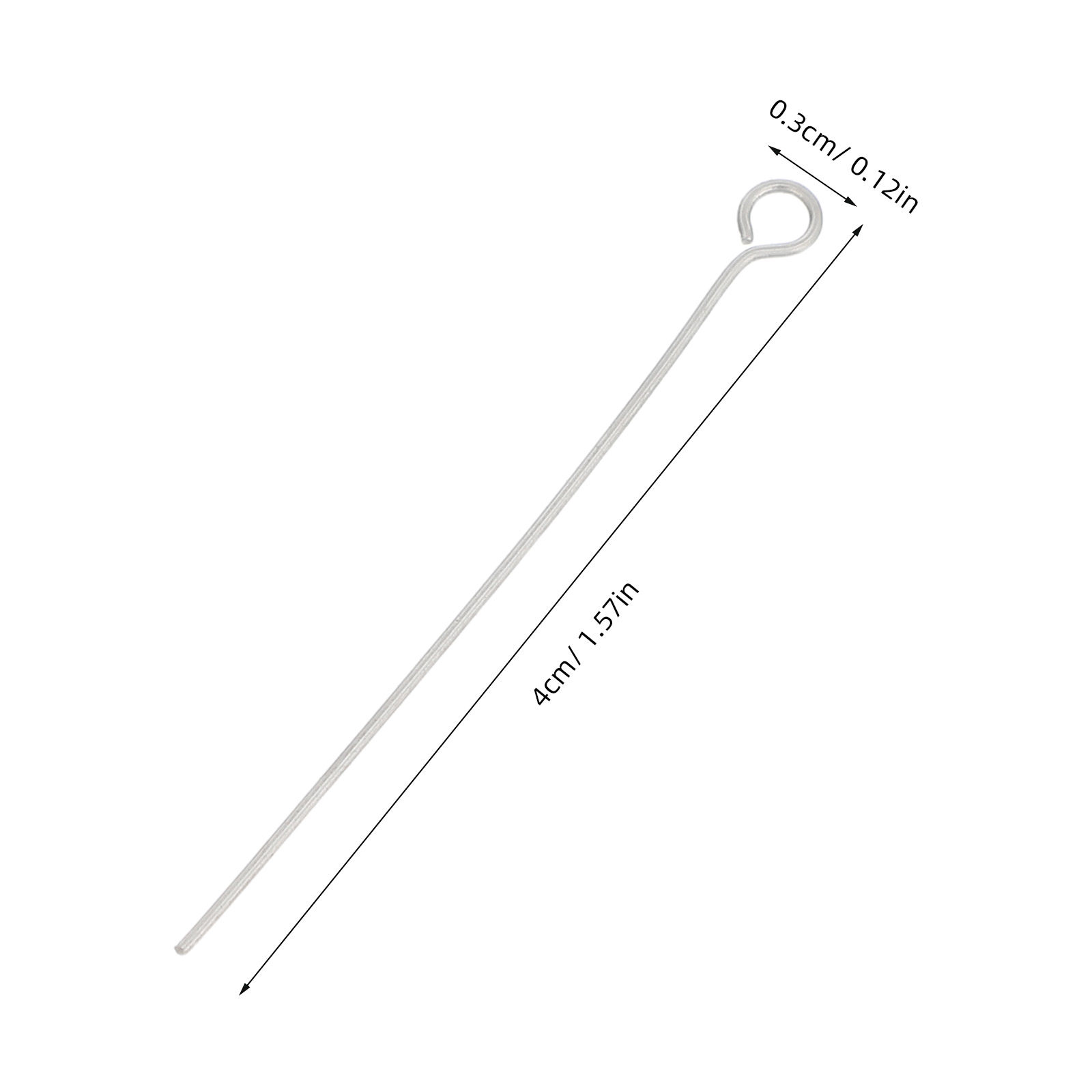 300Pcs Jewelry Making Eye Pins - Jewelry Making Silver recension och pris