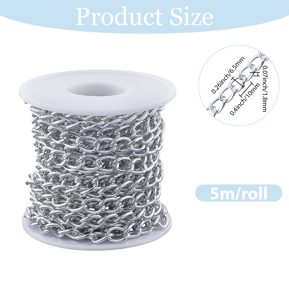 16.4 Feet Aluminum Curb Chains - Chain Roll Cable recension och pris