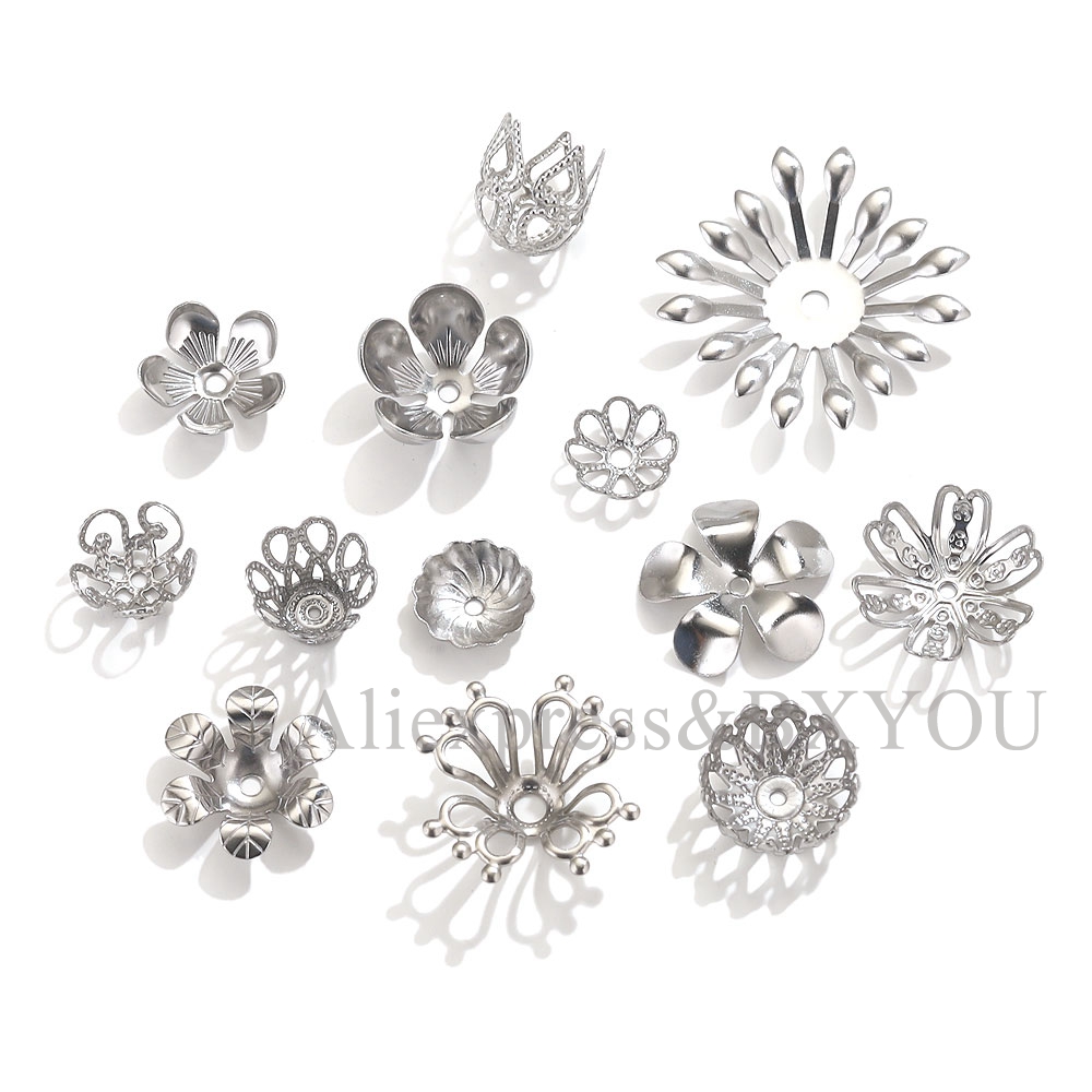 100pcs Stainless Steel Beads C - Jewelry Making Ideas recension och pris