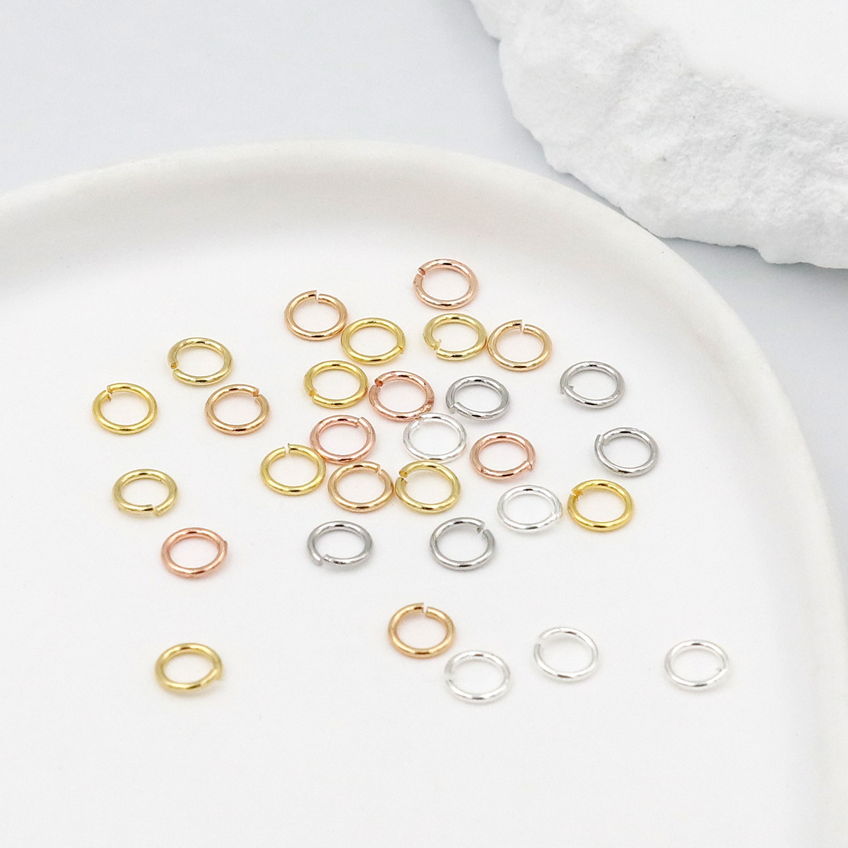 A Pack 925 Silver Open Jump Ri - Jewelry Making Jump Rings recension och pris
