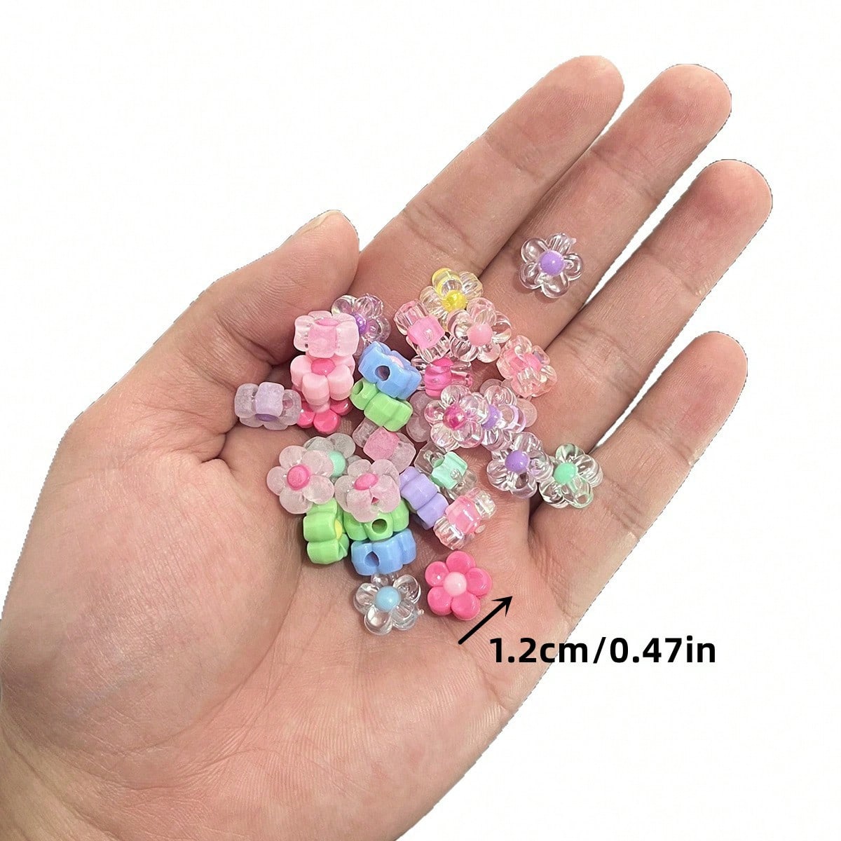 12mm 95pcs 5 colors Random col - Jewelry Making For Couples recension och pris