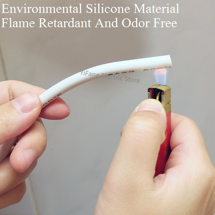 2M/5M Super Soft Silicone Rubb - Wire 22 Gauge Copper recension och pris