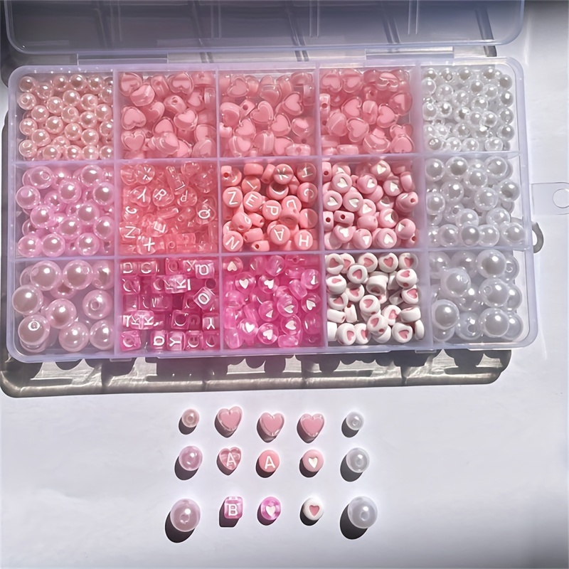 10-Piece Pink Alphabet Box, Ac - Jewelry Making Degree recension och pris