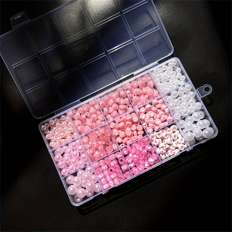 10-Piece Pink Alphabet Box, Ac - Jewelry Making Degree recension och pris