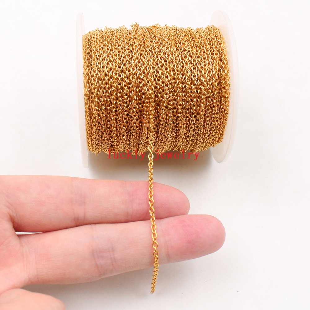 50meter / roll Anti-Tarnish St - Chain Roll Cable recension och pris