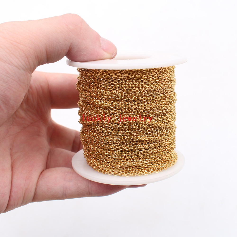50meter / roll Anti-Tarnish St - Chain Roll Cable recension och pris