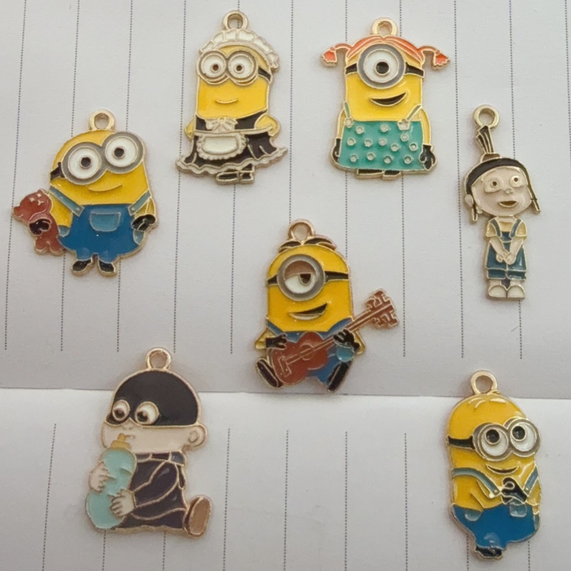 10pcs alloy drip oil cartoon p - Jewelry Making Factory recension och pris
