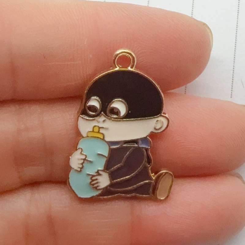 10pcs alloy drip oil cartoon p - Jewelry Making Factory recension och pris