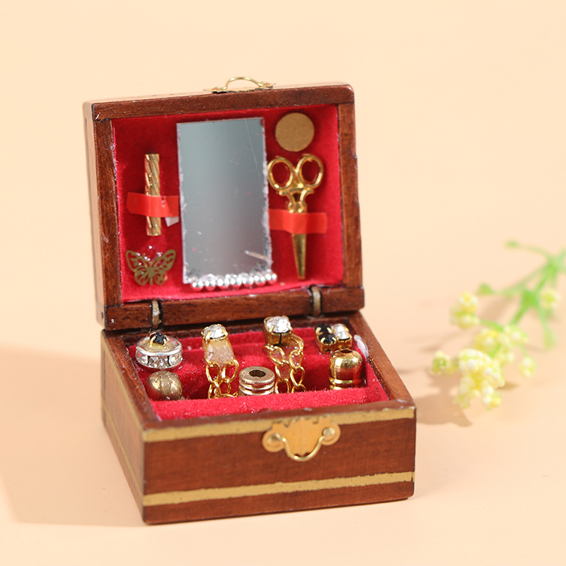 1pc Mini Jewelry Box Model Dol - Jewelry Making For Kids recension och pris