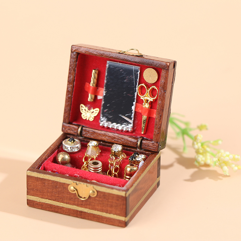 1pc Mini Jewelry Box Model Dol - Jewelry Making For Kids recension och pris