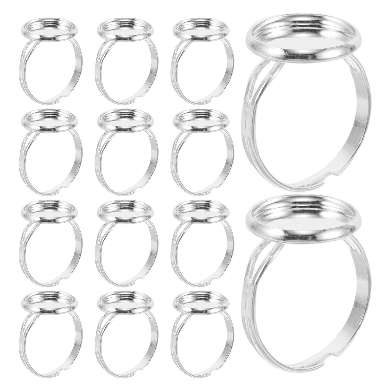 60Pcs Adjustable Ring Bases Bl - Jewelry Making Ring Tool recension och pris