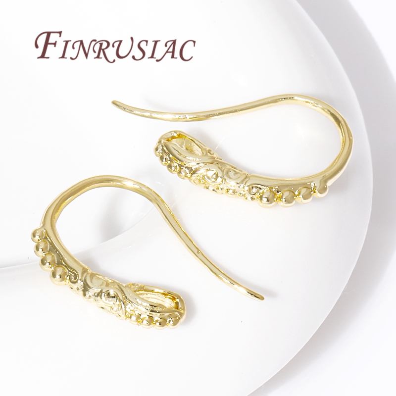 18K Gold Plated Earring Earwir - Jewelry Making Essentials recension och pris