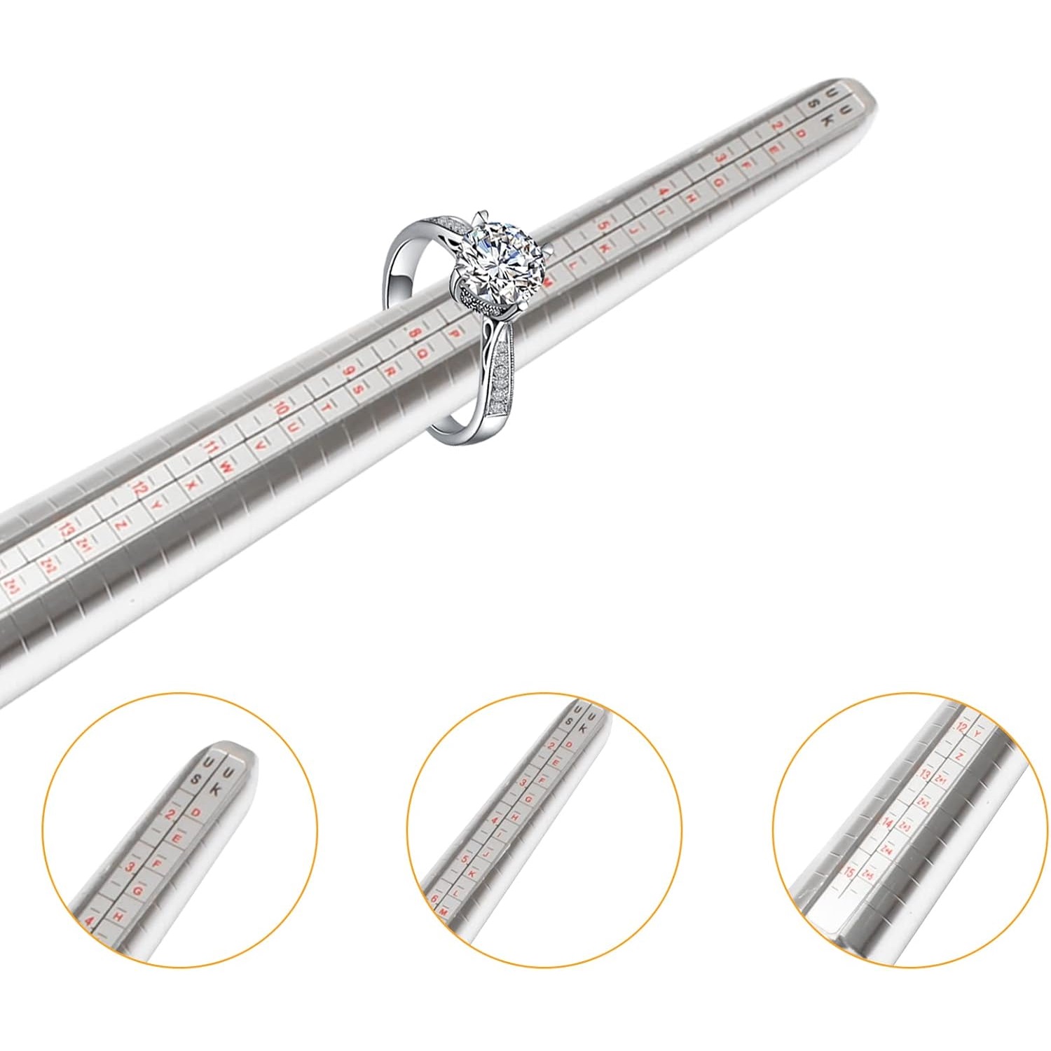 UK Scale Solid Iron Ring Sizer - Jewelry Making Ring Tool recension och pris