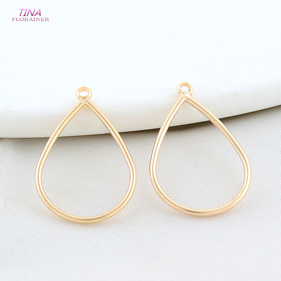 12*18MM 18K Gold Color Drop Sh - Jewelry Making Ring Tool recension och pris