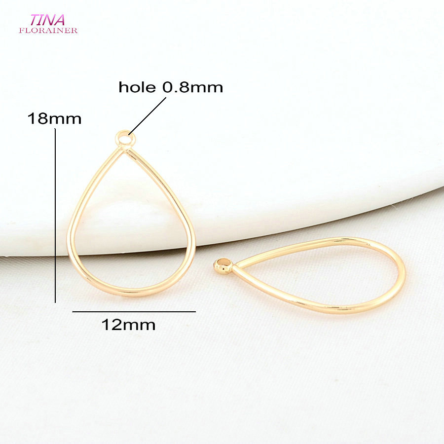 12*18MM 18K Gold Color Drop Sh - Jewelry Making Ring Tool recension och pris