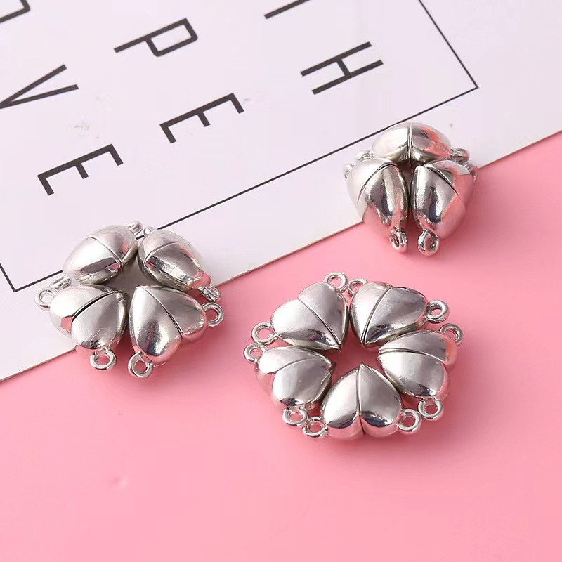 5Pairs Love Heart Magnetic Con - Jewelry Making For Couples recension och pris
