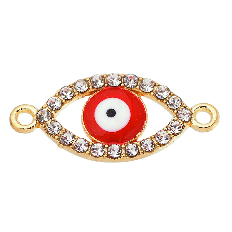 10Pcs 22*10MM Lucky Demon Eyes - Jewelry Making For Couples recension och pris