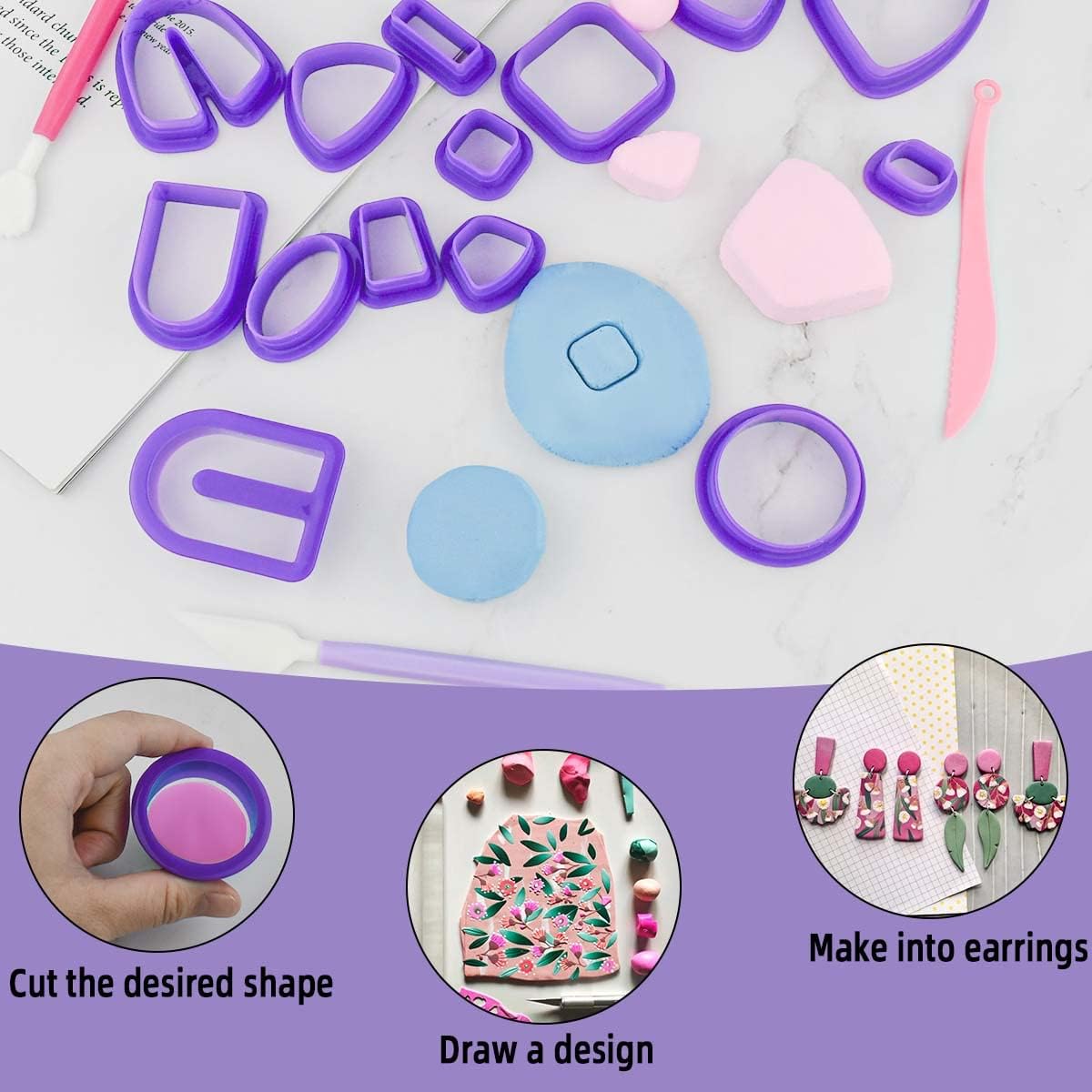 Polymer Clay Earring Making Ki - Jewelry Making Ring Tool recension och pris