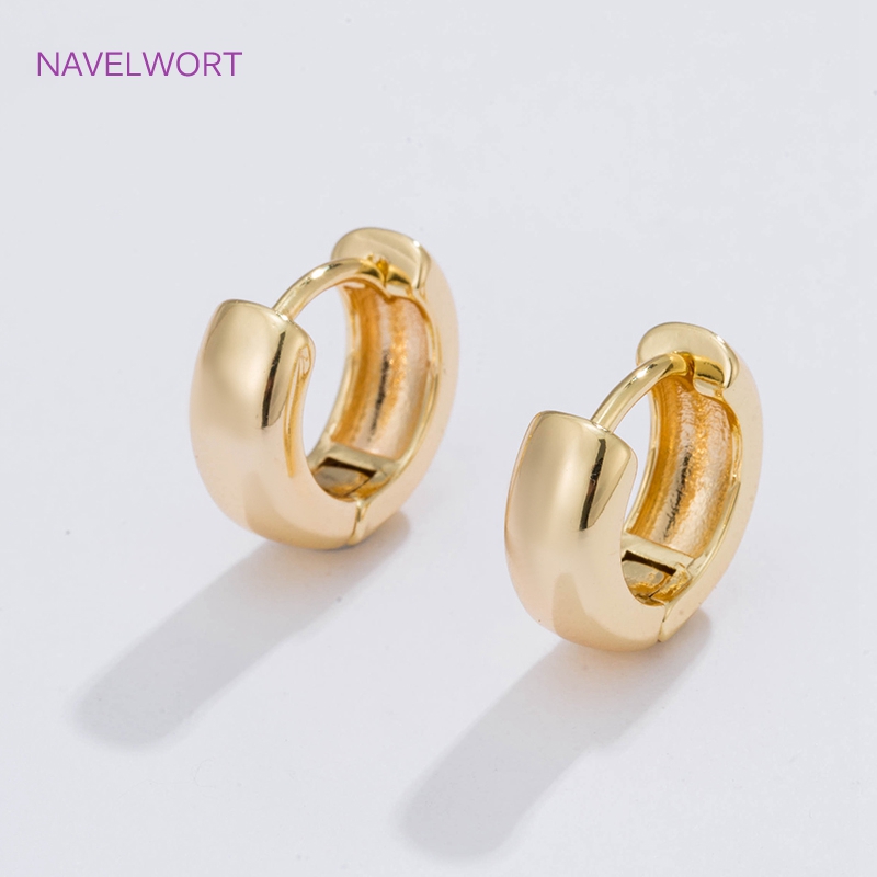 6 Sizes Gold Plated Circle Hoo - Jewelry Making Essentials recension och pris
