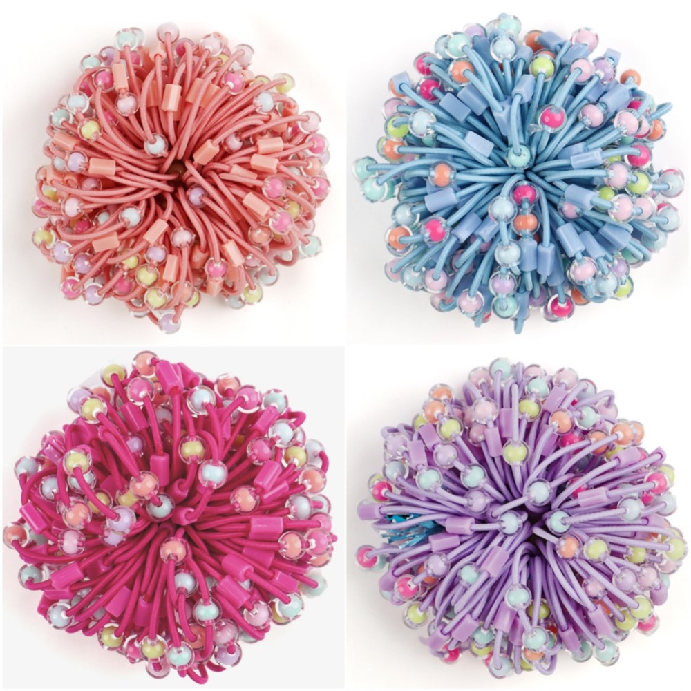 50pcs Cute Elastic Hair Ties P - Jewelry Making For Kids recension och pris