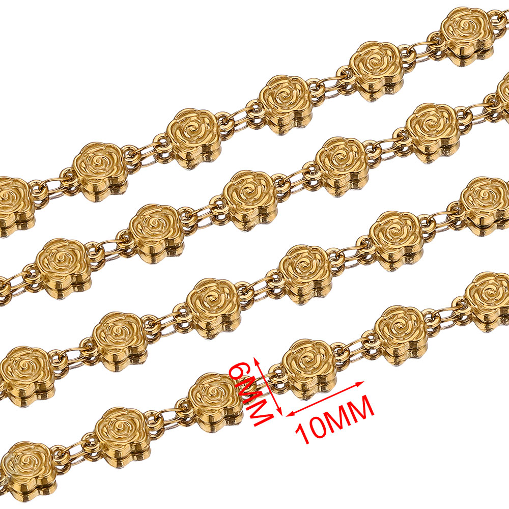 1M Stainless Steel Textured Ro - Chain Roll Cable recension och pris