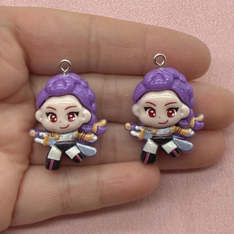 10pcs resin cartoon pendant, D - Jewelry Making Resin recension och pris