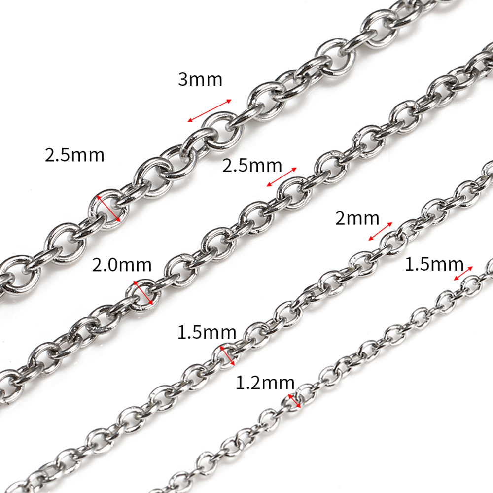 10Meters/roll Stainless Steel  - Chain Roll Cable recension och pris