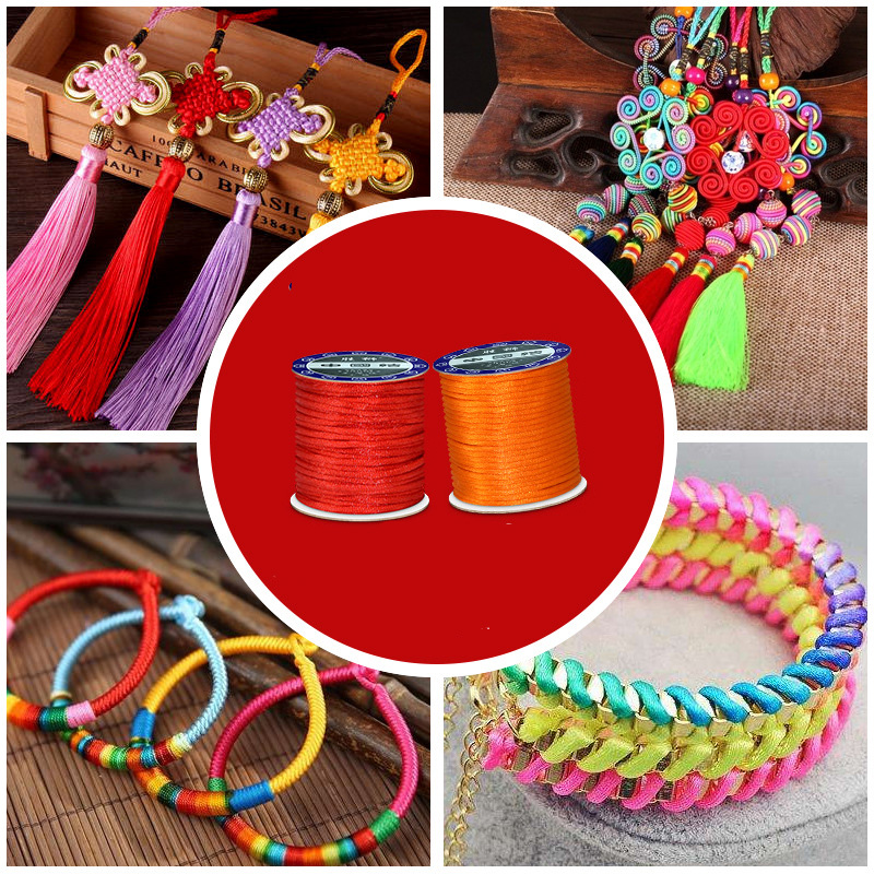 1.5mm 2mm 2.5mm Nylon Cotton B - Knotting Cord Silk recension och pris
