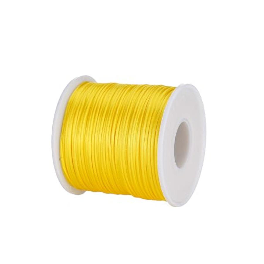 Nylon Satin Cord 1mm Rattail - - Knotting Cord Silk recension och pris